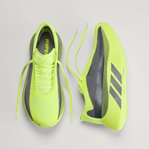 HYPERBOOST EDGE Running Shoes - Hi-Res Yellow / Iron Metallic / Grey Five