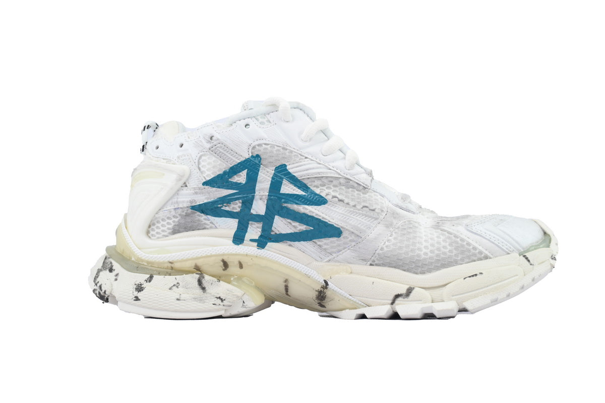 BALENCI Runner Graffiti White Blue - image 6