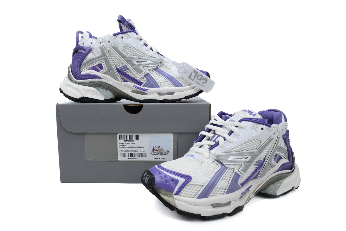 BALENCI Runner White Purple - image 5