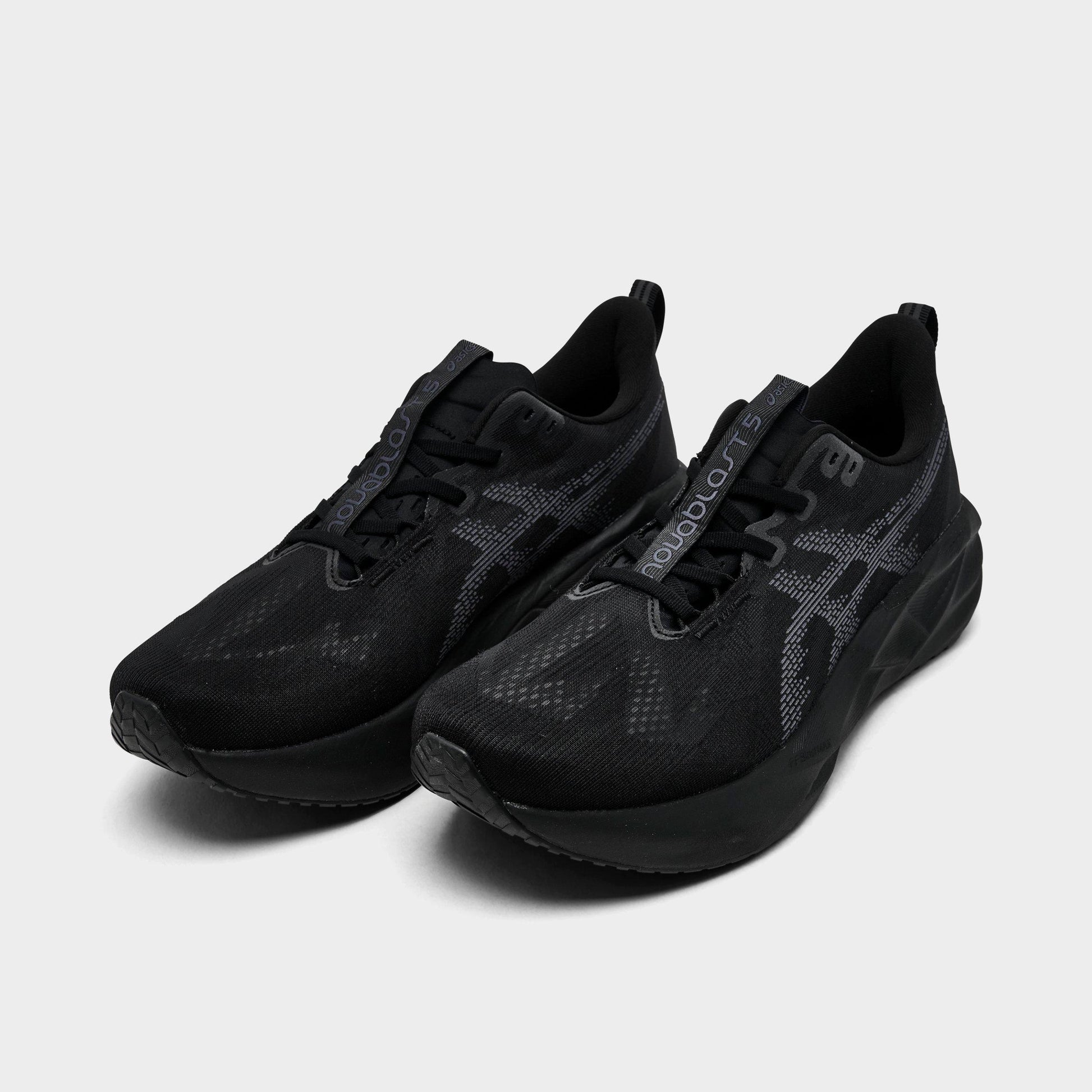 Men's ASICS NOVABLAST 5 Running Shoes - Black/Carrier Grey - image 2