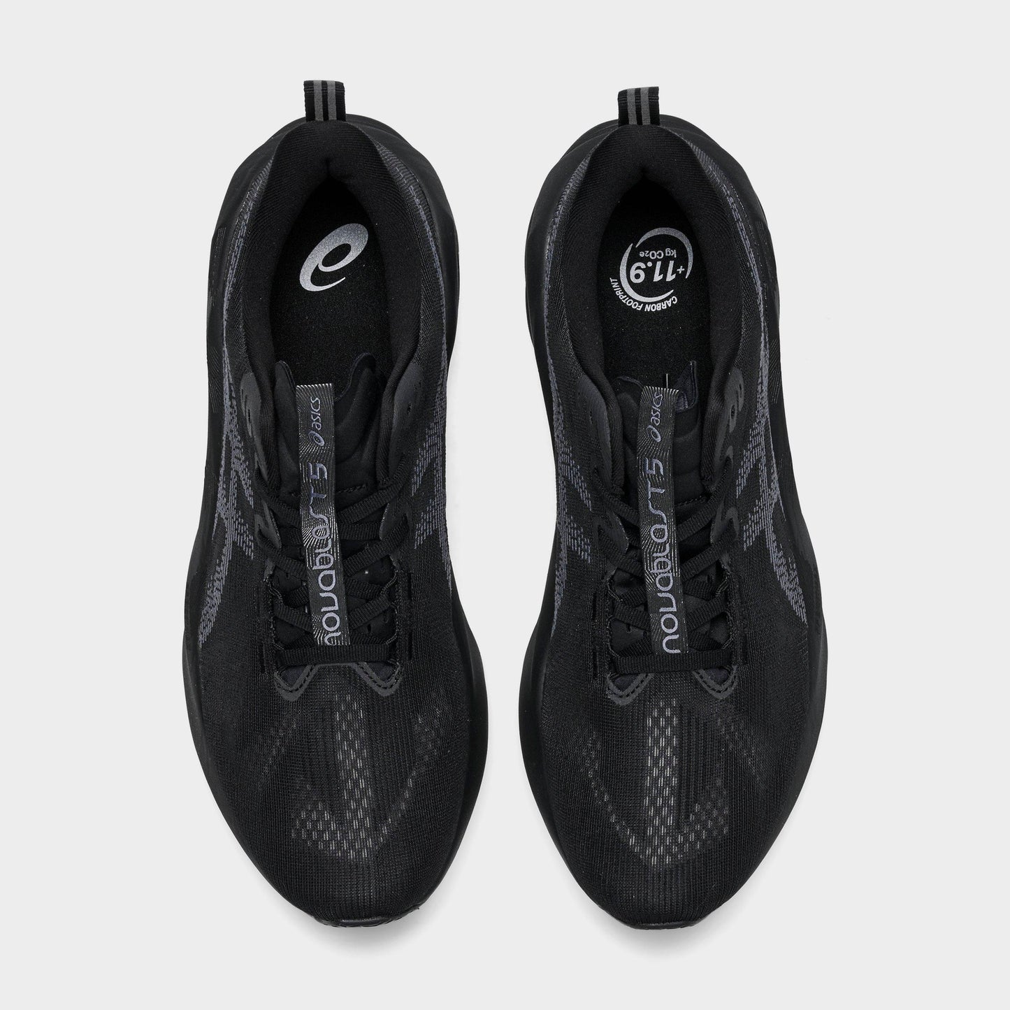 Men's ASICS NOVABLAST 5 Running Shoes - Black/Carrier Grey - image 5