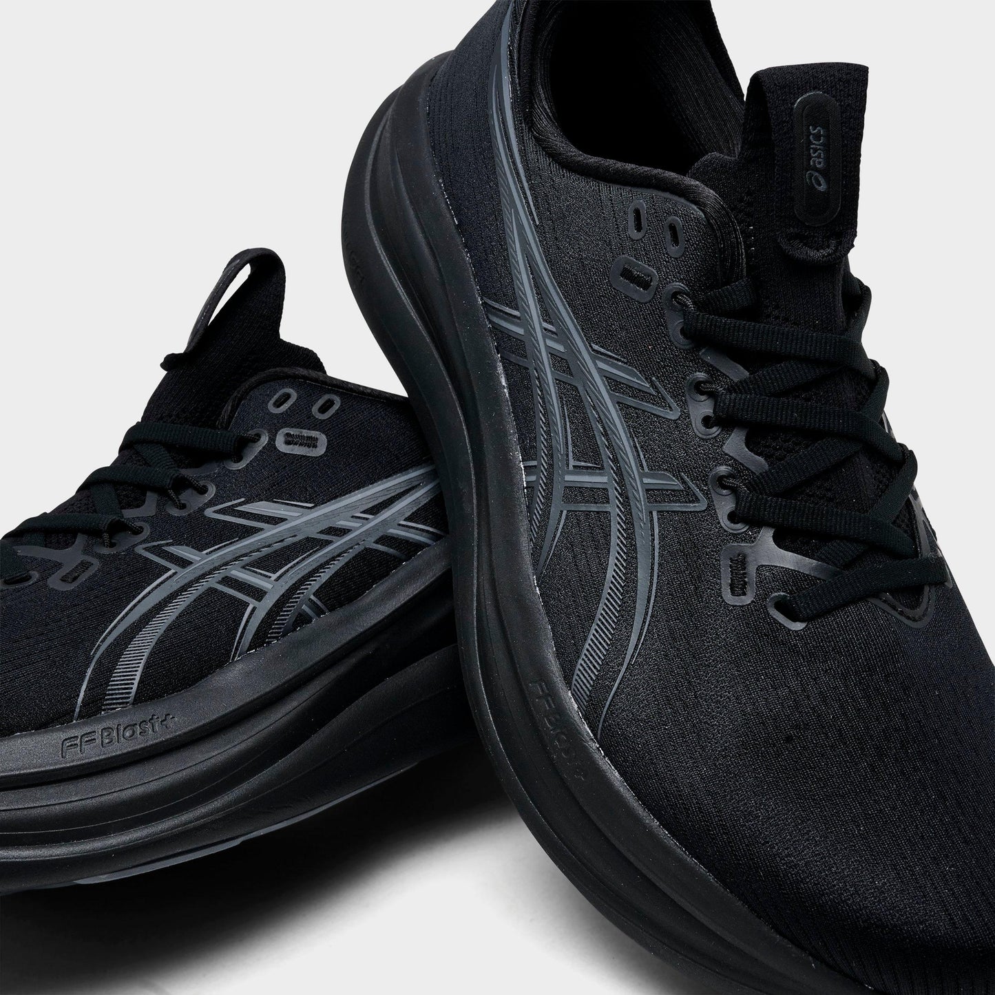 Men's ASICS GEL-NIMBUS 28 Running Shoes - Black/Graphite Grey - image 3