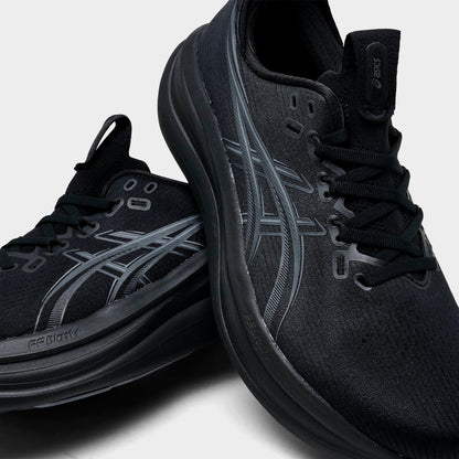 Men's ASICS GEL-NIMBUS 28 Running Shoes - Black/Graphite Grey - image 3
