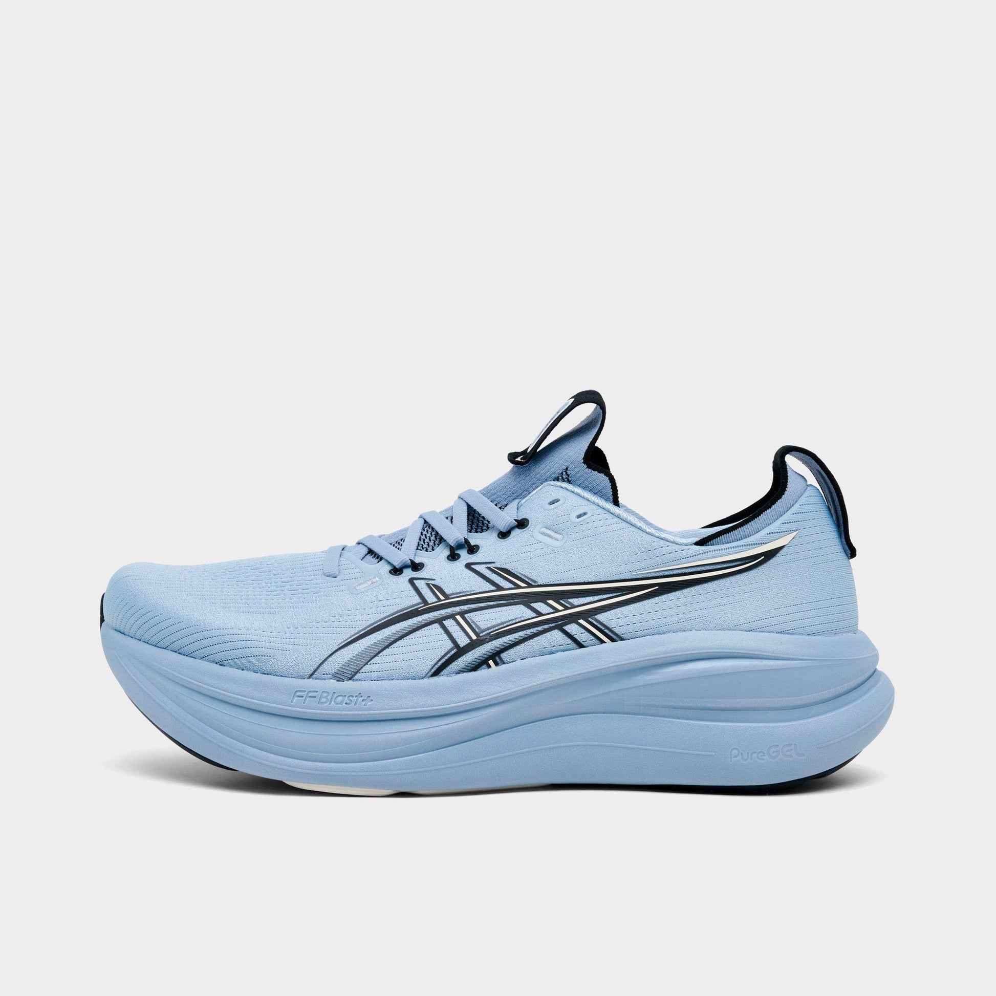Men's ASICS GEL-NIMBUS 28 Running Shoes - Grey Blue/Black - image 1