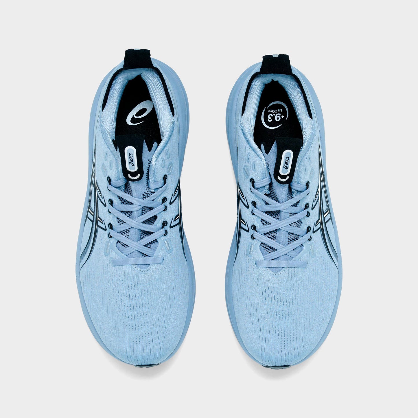 Men's ASICS GEL-NIMBUS 28 Running Shoes - Grey Blue/Black - image 5