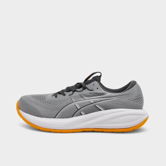 Men's Asics GEL-CUMULUS 28 Running Shoes - Gravel/Arctic Blue/Orange - image 1