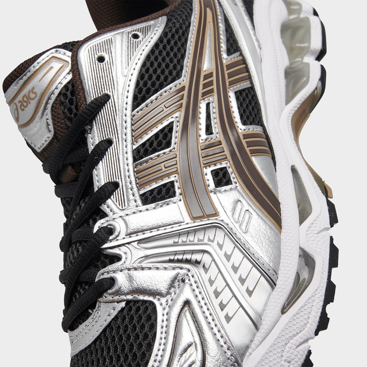 Men's ASICS GEL-Kayano 14 Casual Shoes - Black/Coffee - image 3