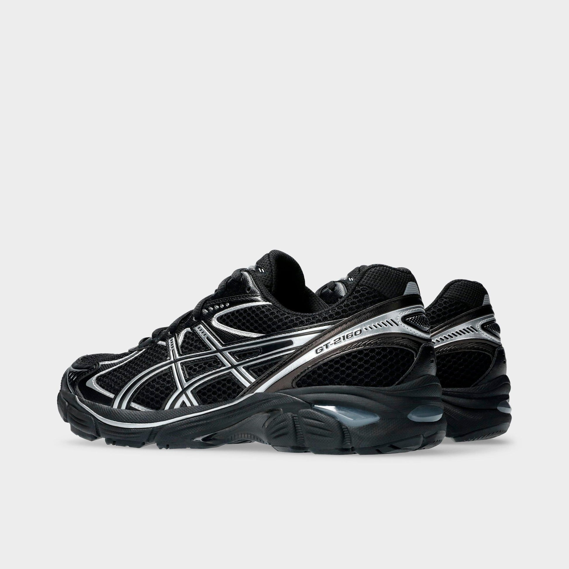 Men's ASICS GT-2160 Casual Shoes - Black/Pure Silver - image 3