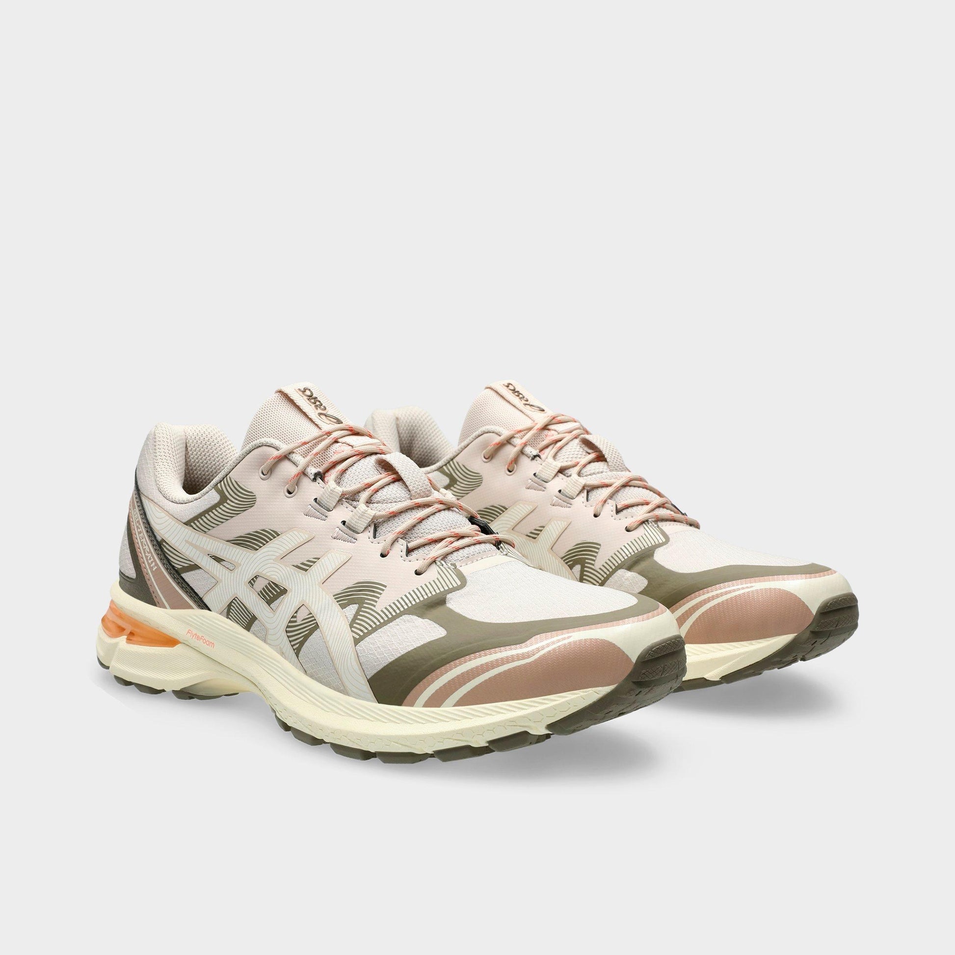 Men's ASICS GEL-TERRAIN Casual Shoes - Mineral Beige/Cream - image 2