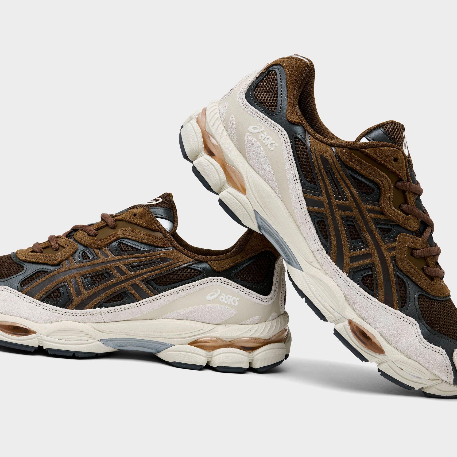ASICS GEL-NYC Casual Shoes - Brown Storm/Black Coffee - image 3