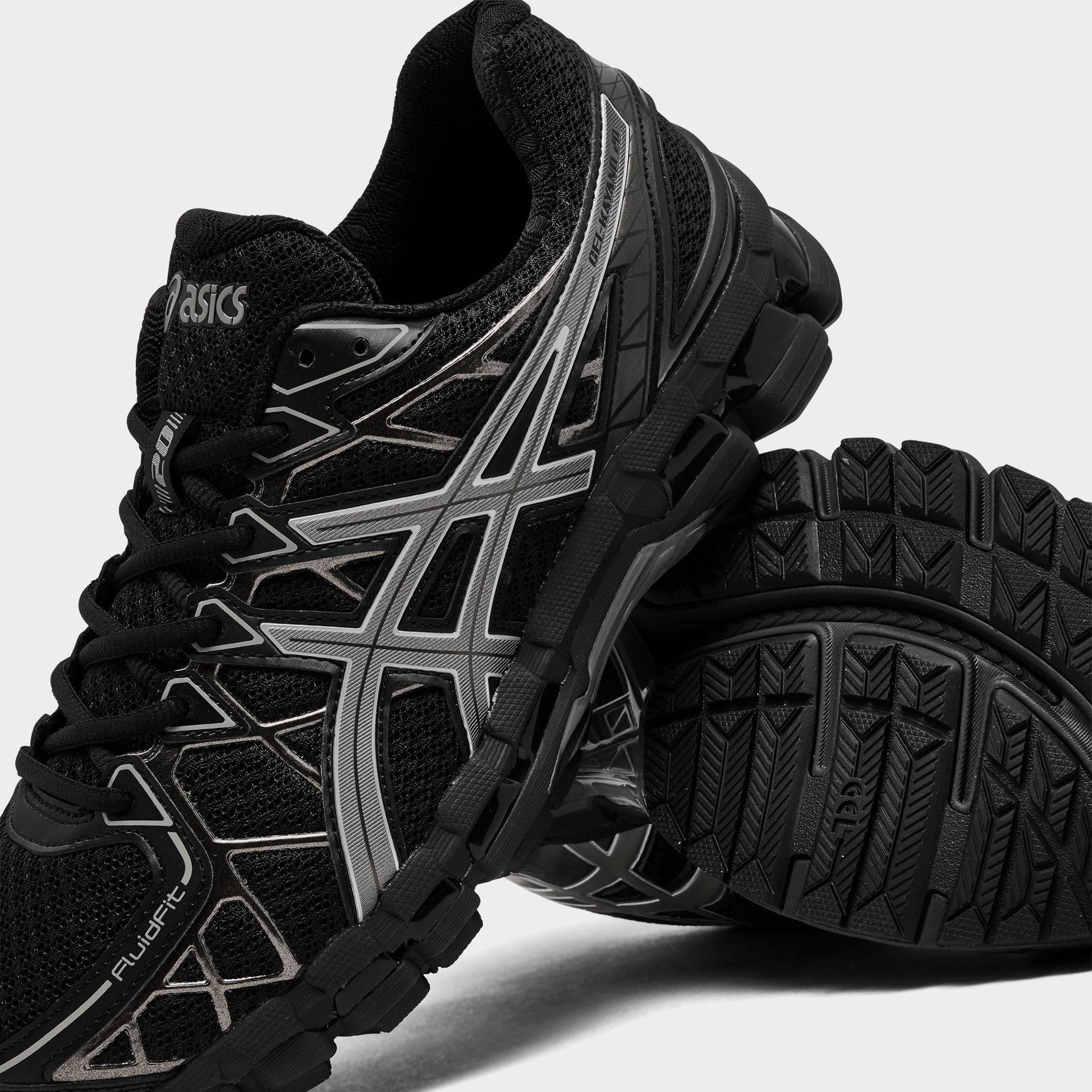 Men's ASICS GEL-Kayano 20 Casual Shoes - Black/Clay Grey - image 3