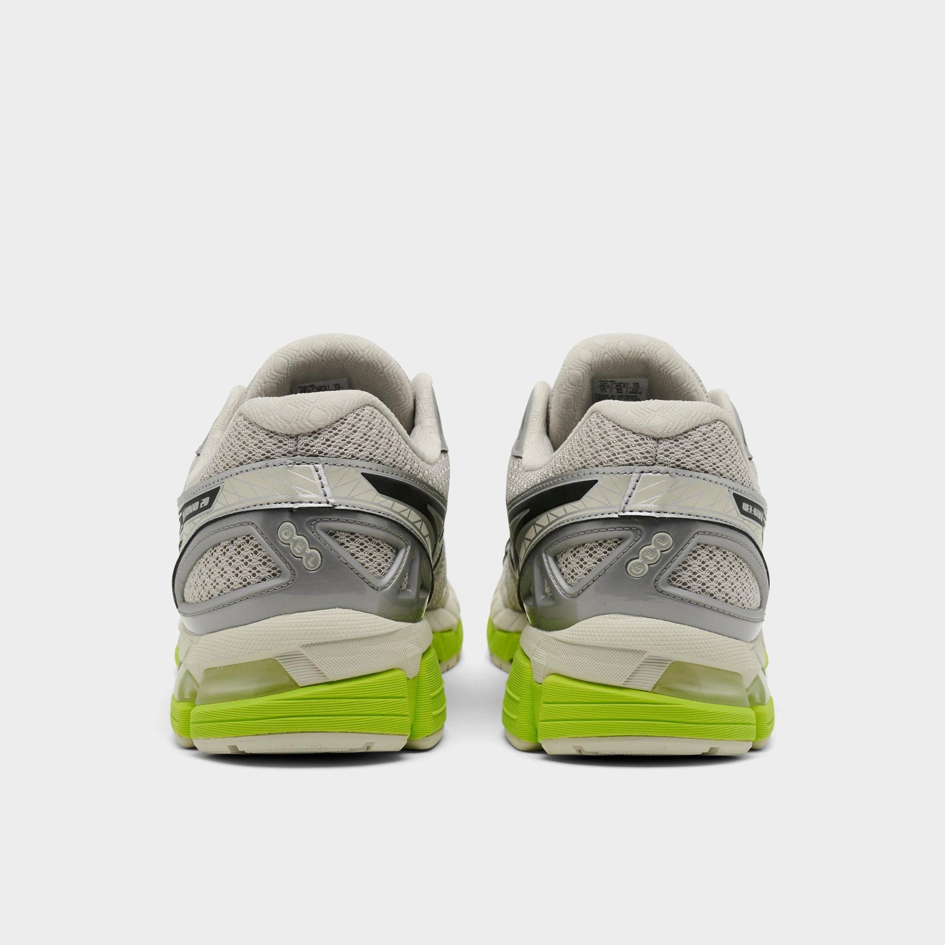 Men's ASICS GEL-Kayano 20 Casual Shoes - Smoke Grey/Black/Lime Zest - image 4