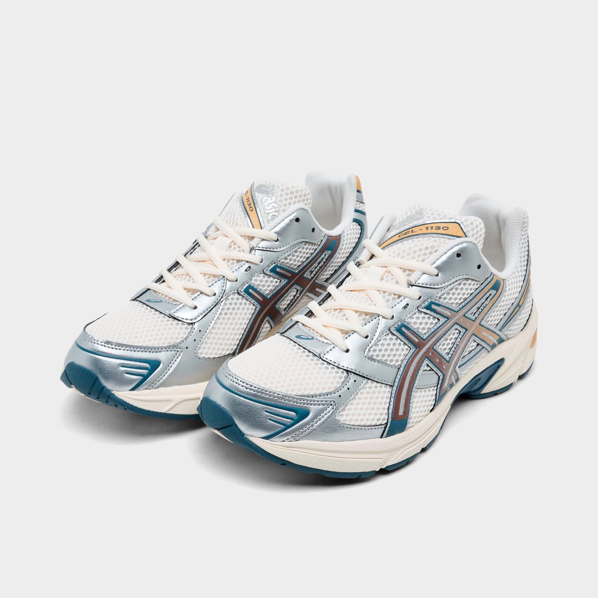 Men's ASICS GEL-1130 Casual Shoes - Cream/Mahogany - image 2