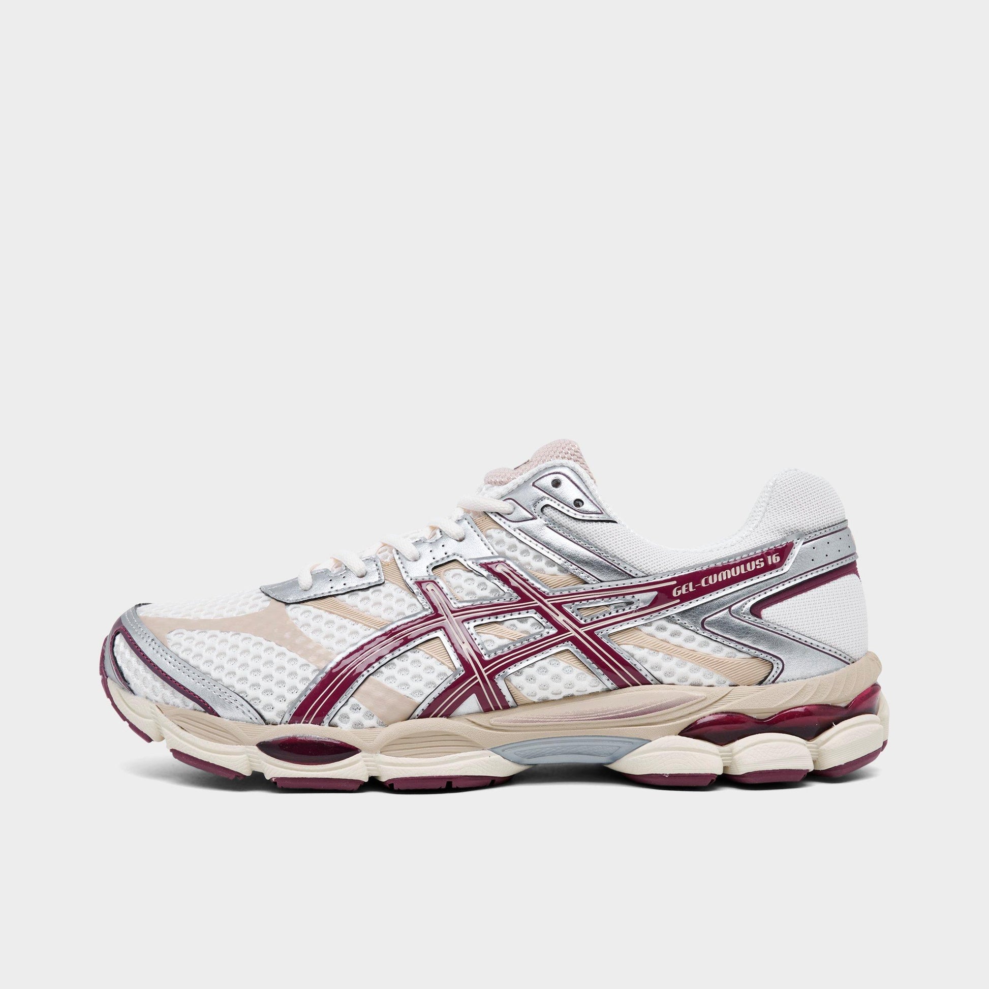Men's ASICS GEL-Cumulus 16 Casual Shoes - Cream/Beniimo Purple - image 1