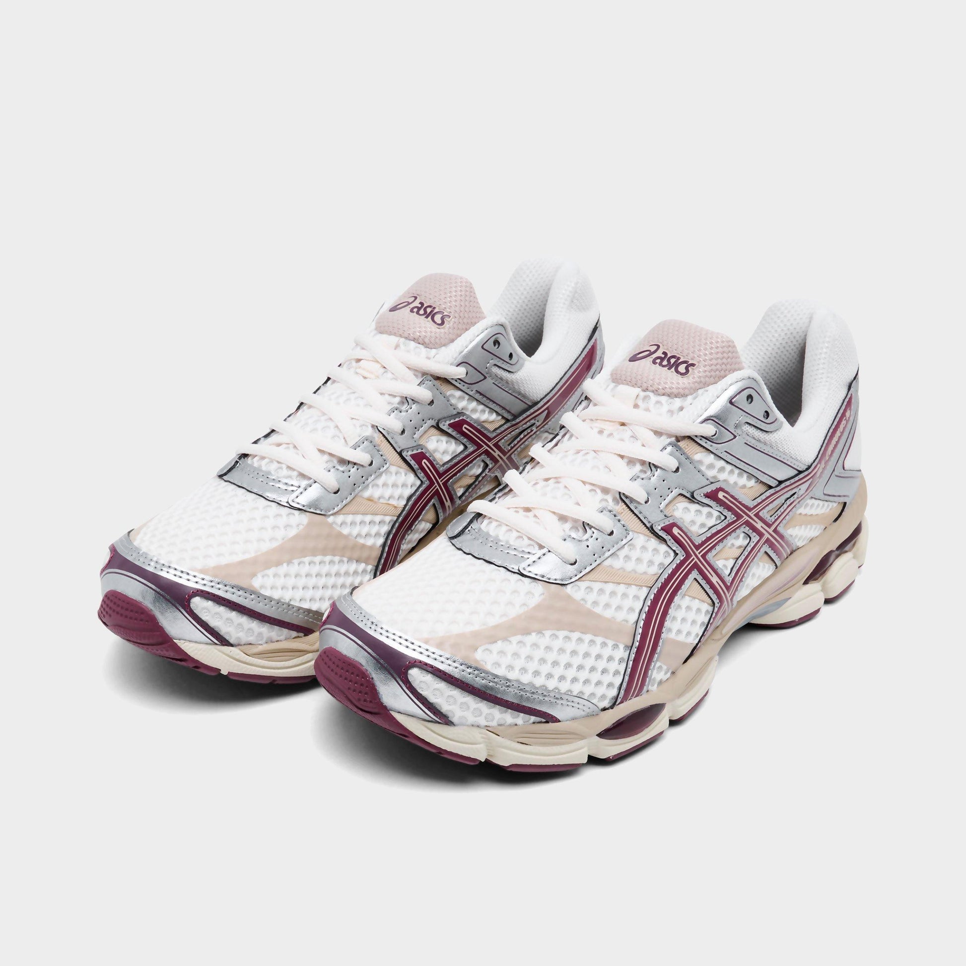 Men's ASICS GEL-Cumulus 16 Casual Shoes - Cream/Beniimo Purple - image 2