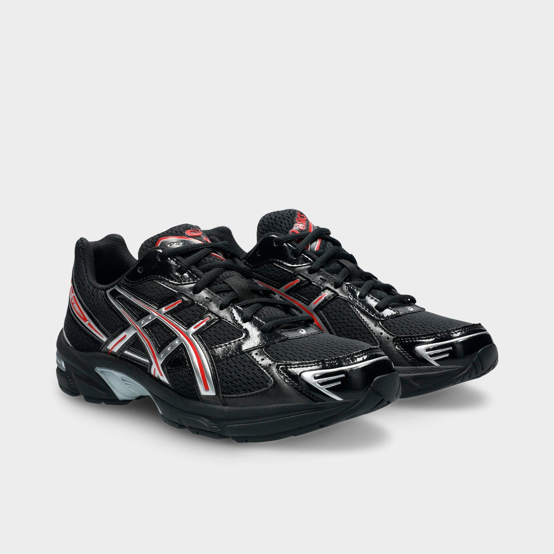 Men's ASICS GEL-1130 Casual Shoes - Black/Classic Red - image 2