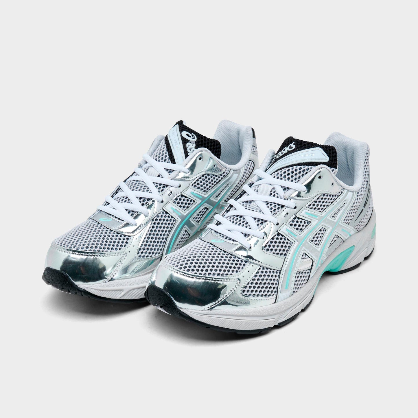 Men's ASICS GEL-1130 Casual Shoes - White/Illuminate Mint - image 2
