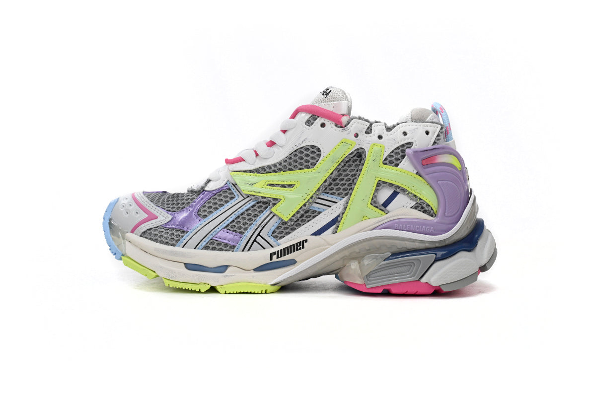 BALENCI Runner White Yellow Purple - image 1