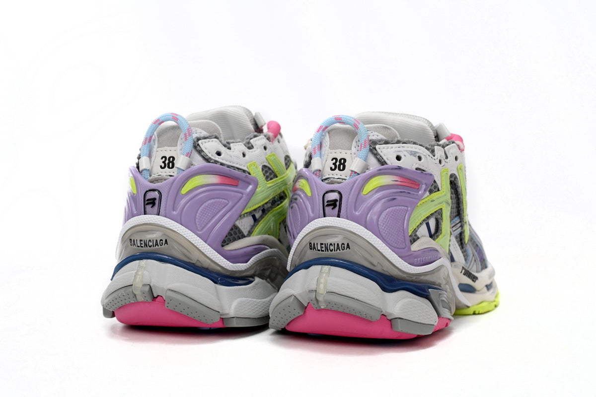 BALENCI Runner White Yellow Purple - image 3