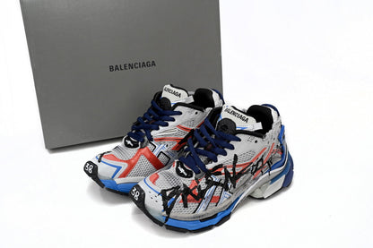 BALENCI Runner White And Blue - image 2