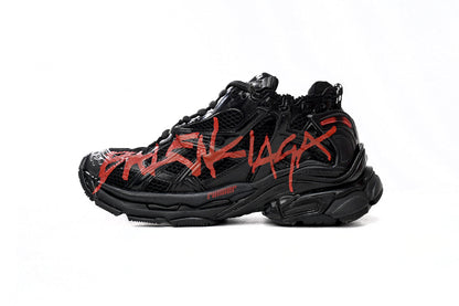 BALENCI Runner Graffiti Black Red - image 1