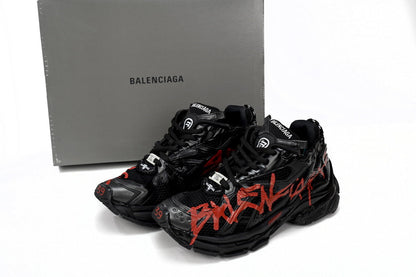 BALENCI Runner Graffiti Black Red - image 3