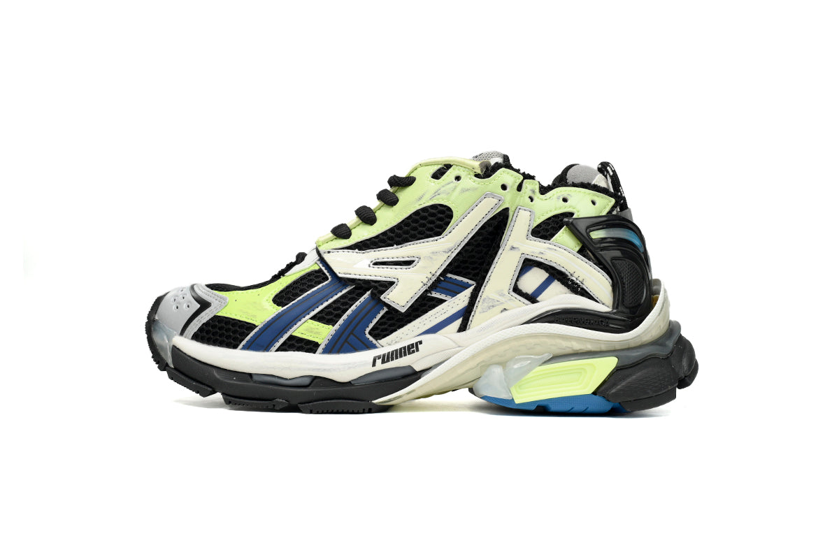 BALENCI Runner Sneaker Grey Blue Green - image 1