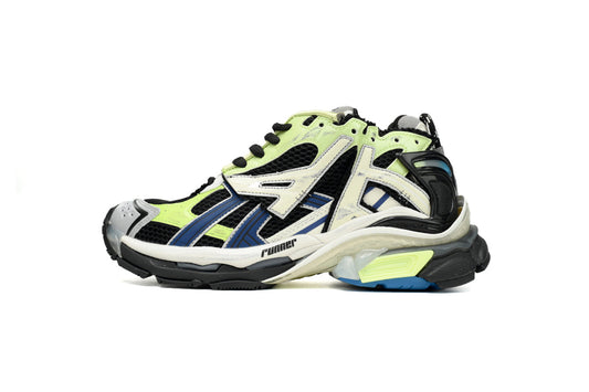 BALENCI Runner Sneaker Grey Blue Green - image 1