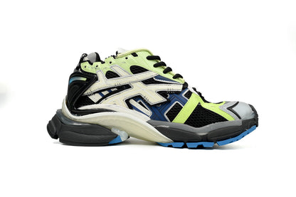 BALENCI Runner Sneaker Grey Blue Green - image 2