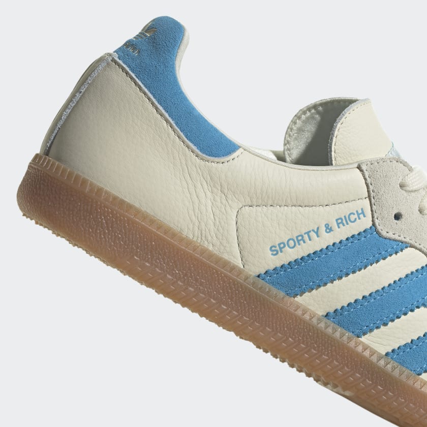 Sporty & Rich x Samba - Cream/Blue