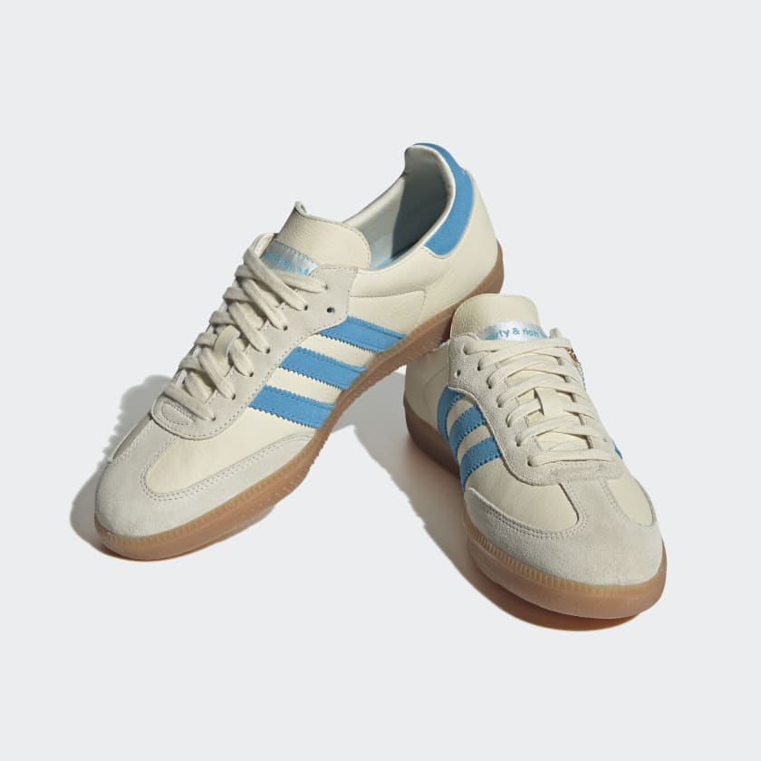 Sporty & Rich x Samba - Cream/Blue