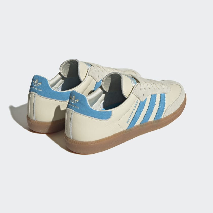 Sporty & Rich x Samba - Cream/Blue