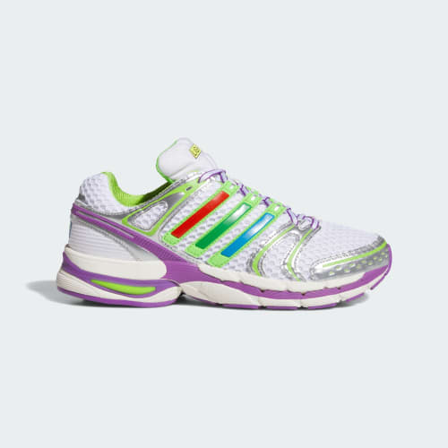 ADIDAS PIXAR TOY STORY ADISTAR CONTROL 5 SHOES - Cloud White / Solar Slime / Silver Metallic