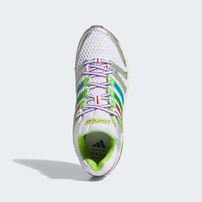 ADIDAS PIXAR TOY STORY ADISTAR CONTROL 5 SHOES - Cloud White / Solar Slime / Silver Metallic