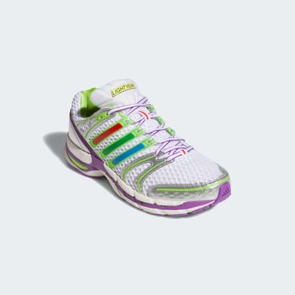 ADIDAS PIXAR TOY STORY ADISTAR CONTROL 5 SHOES - Cloud White / Solar Slime / Silver Metallic