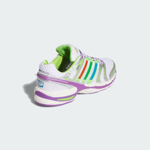 ADIDAS PIXAR TOY STORY ADISTAR CONTROL 5 SHOES - Cloud White / Solar Slime / Silver Metallic