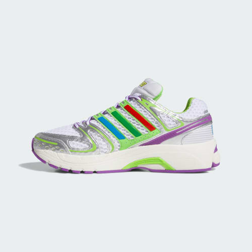 ADIDAS PIXAR TOY STORY ADISTAR CONTROL 5 SHOES - Cloud White / Solar Slime / Silver Metallic