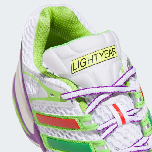 ADIDAS PIXAR TOY STORY ADISTAR CONTROL 5 SHOES - Cloud White / Solar Slime / Silver Metallic
