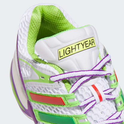ADIDAS PIXAR TOY STORY ADISTAR CONTROL 5 SHOES - Cloud White / Solar Slime / Silver Metallic