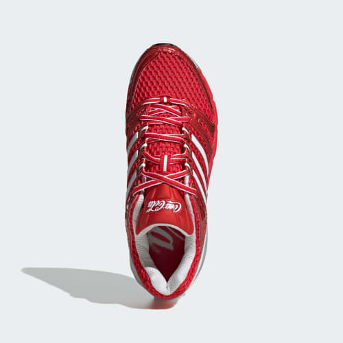 ADIDAS X COCA-COLA ADISTAR CONTROL 5 SHOES - None / Cloud White / Silver Metallic