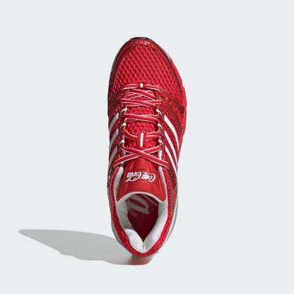 ADIDAS X COCA-COLA ADISTAR CONTROL 5 SHOES - None / Cloud White / Silver Metallic