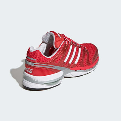 ADIDAS X COCA-COLA ADISTAR CONTROL 5 SHOES - None / Cloud White / Silver Metallic