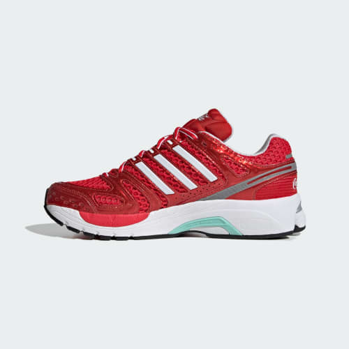ADIDAS X COCA-COLA ADISTAR CONTROL 5 SHOES - None / Cloud White / Silver Metallic