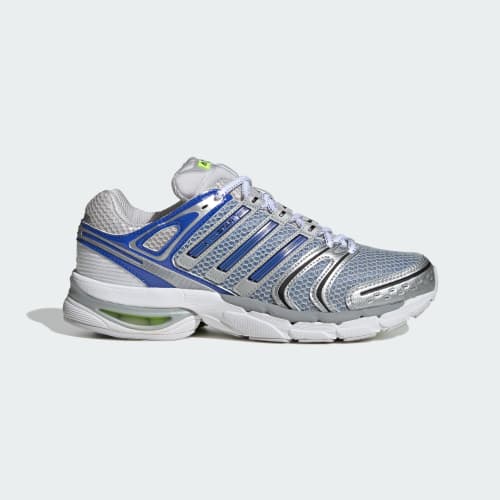 ADISTAR CONTROL 5 SHOES - Silver Metallic / Hi-Res Blue / Lucid Lemon