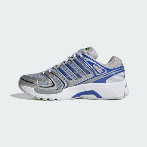 ADISTAR CONTROL 5 SHOES - Silver Metallic / Hi-Res Blue / Lucid Lemon