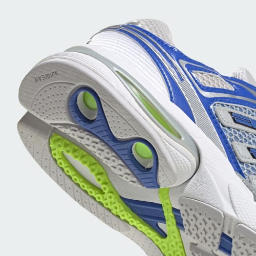 ADISTAR CONTROL 5 SHOES - Silver Metallic / Hi-Res Blue / Lucid Lemon