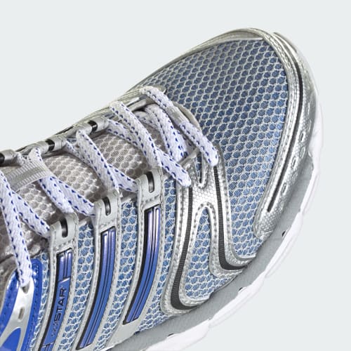 ADISTAR CONTROL 5 SHOES - Silver Metallic / Hi-Res Blue / Lucid Lemon