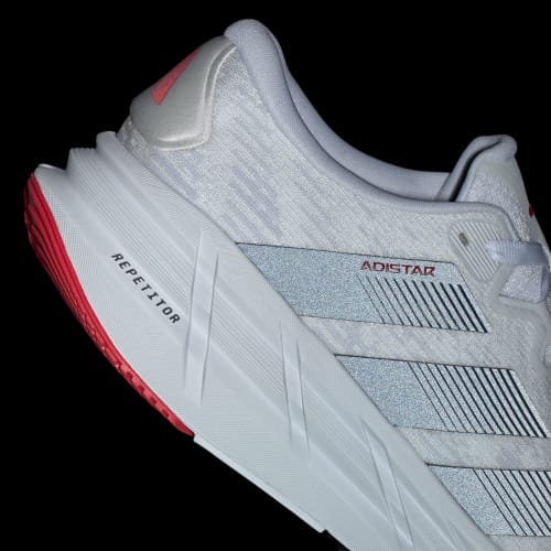 Adistar 4 Running Shoes - Cloud White / Carbon / Pure Ruby