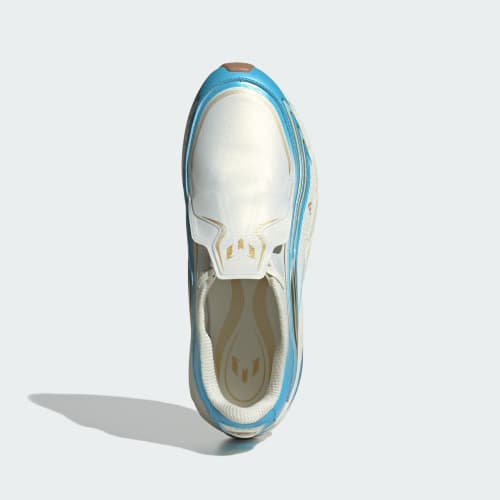 Adistar Messi Shoes - Ivory / Semi Blue Burst / Icey Blue