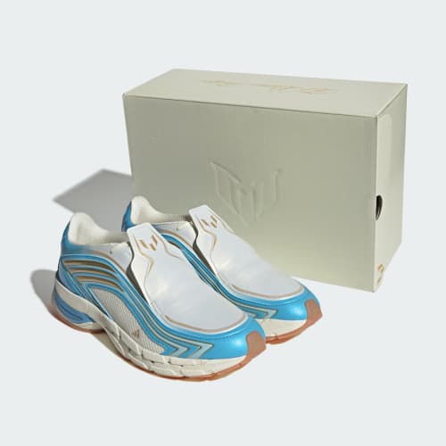 Adistar Messi Shoes - Ivory / Semi Blue Burst / Icey Blue